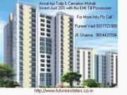 ansals api flatsTulip towers mohali,  ansal orchard county sector 115 