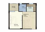 770 sq ft 1 bedroom apartment for sale in Mohali sec 126
