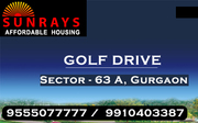 Sunrays Golf Drive Affordable Hosuing Gurgaon @ 8468003302