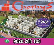 Chothys New Villa Projects Near Kazhakoottam 9020263103