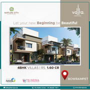 Bowrampet 4BHK villas for sale | Vajradevelopers