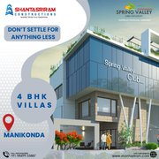 3 and 4bhk villas near Gachibowli | Shanta Sriram