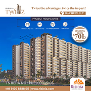 Bachupally Flats for Sale | The Twinz by Risinia